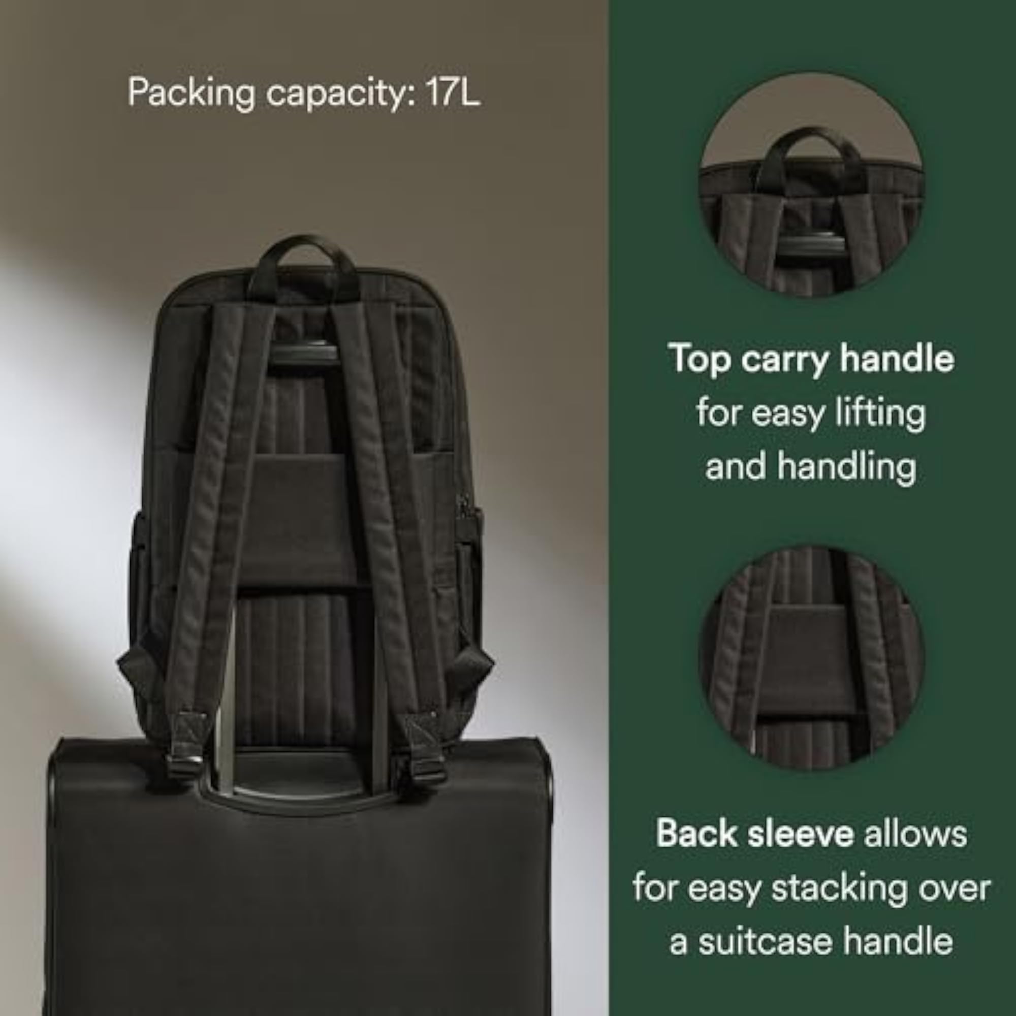 Urban Light Backpack with Laptop Pocket
