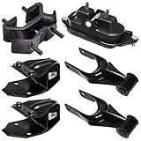 Rockplanet Engine Motor Mount and Transmission Mount Kit Compatible with 2006-2011 Chevy Impala, 2006-2007 Chevy Monte Carlo V6 3.5L, A2818 A5372 A2906 A5263