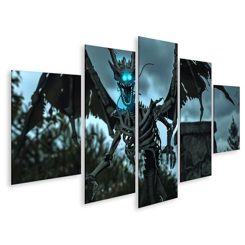 Poster dragon fantastique pour sublimer l'ambiance du salon