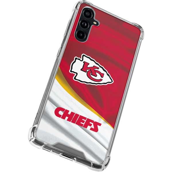 Skinit Clear Phone Case Compatible with Galaxy A54 5G - Officially Licensed NFL Kansas City Chiefs Design