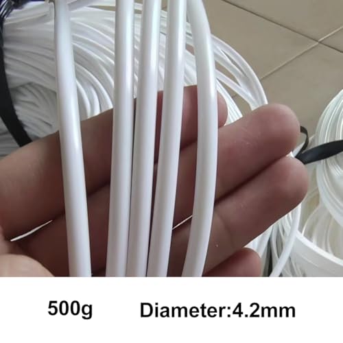 1 LB PE Rattan Strips,Flat & Round Vine (7 Colors, 3-5MM Thickness) for DIY Crafts, Furniture, and Home Decor, Size 122