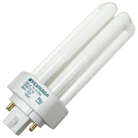 (10 Pack) Sylvania 20882 CF26DT/E/IN/841/ECO 26-Watt 4100K 4-Pin Triple Tube Compact Fluorescent Lamp Cover