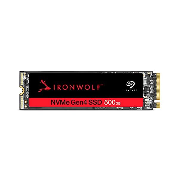 Seagate IronWolf 525 SSD, 500 GB, NAS SATA M.2 PCIe Gen4 hasta 5000 MB/s