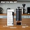 Mini Manual Coffee Grinder with 40 Adjustable Settings, Portable Hand Coffee Bean Mill with 30g Capacity, Conical Burr Coffee Grinder with Crank for Travel, Camping, Office, Espresso, Pour Over, etc #4