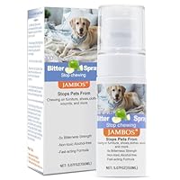 JAMBOS Effectively | Bitter Apple Spray for Dogs to Stop Chewing, NO Chew Spray for Dogs Protect The Safety of Furniture and Your Belongings, Prevent Licking Injuries (Blue, M)