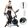 DePommeyeux-Exercise-Bike-Stationary-Indoor-Cycling-Bike-with-35-Lbs-Flywheel-Exercise-Equipment-for-Home-Workouts-Cardio-Training-with-Comfortable-Seat-Silent-Belt-Drive-iPad-Holder De.Pommeyeux Exercise Bike, Stationary Indoor Cycling Bike with 35 Lbs Flywheel, Exercise Equipment for Home Workouts Cardio Training with Comfortable Seat, Silent Belt Drive, iPad Holder