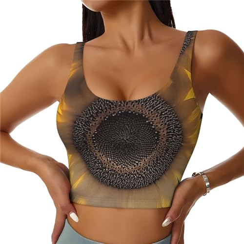 Soutien-gorge de sport femme imprimé fleur haut entraînement plus