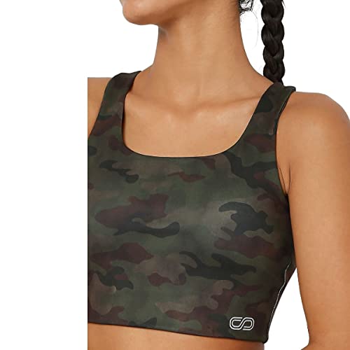 Image of Silvertraq High Impact Action Bra with Clasp Army Camo