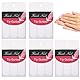 Prasacco 5 Blatt 240 Stück French Nails Schablone, Weiß French-Nagelaufkleber Nagel Schablonen Nagel Aufkleber Selbstklebende Nagelaufkleber Kunst Dekorationen für Maniküre Dekoration DIY Werkzeuge