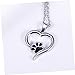 BESPORTBLE Pet Jewelry Necklace with Heart-Shaped Pendant for Dogs and Cats Durable Design for Parties and Special Occasions
