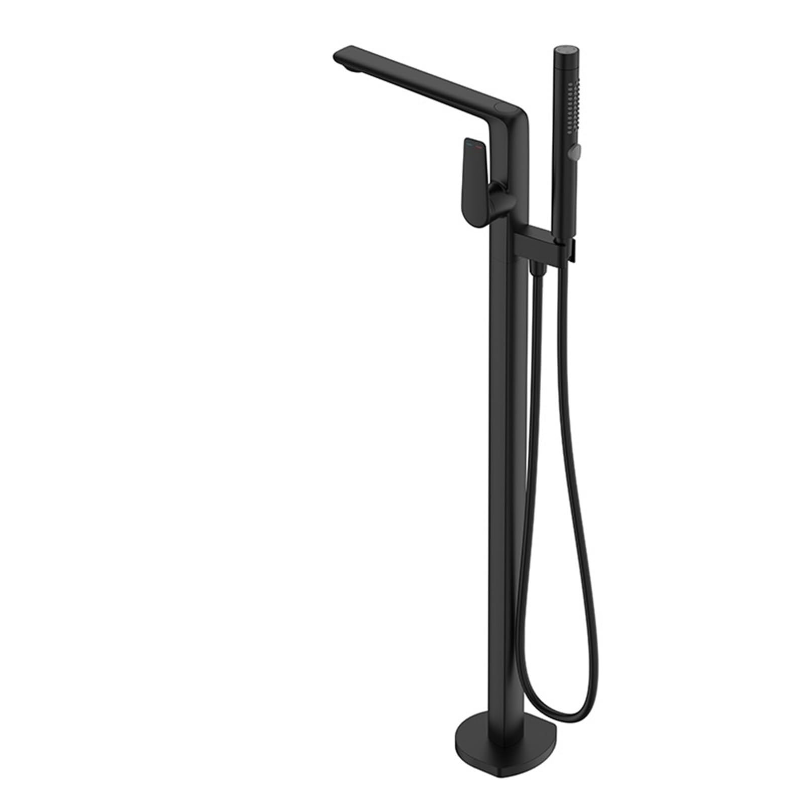 Freestanding Bathtub Faucet with Handshower Floor Mounted Bathroom Shower Diverter Tub System
