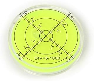 Galapagoz 60mm Large Spirit Bubble Level Round Degree Mark Surface Bulls Eyes Circular Measuring US
