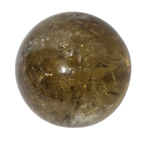Genuine citrine sphere