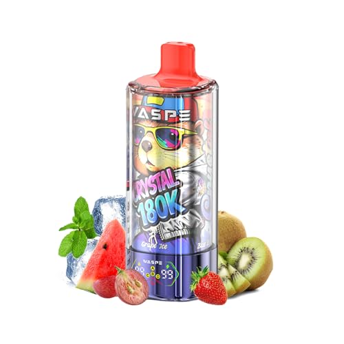 �y180000��z �d�q�^�o�R �g���̂� �x�C�v WASPE vape 180000��z�� 1�{��8�̖���ؑւ��\ �։��p�C�| ���� �{�� �����C�^�o�R �V�[�V�� �����^�� �l�C 650mAh Type-C�[�d�\ �j�R�`�� �^�[������ (180000