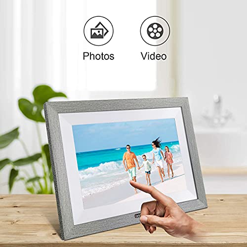 Digitale wifi-fotolijst, 25,4 cm (10 inch) met IPS-display, touchscreen, digitale fotolijst, deel foto's en video's… - Image 7