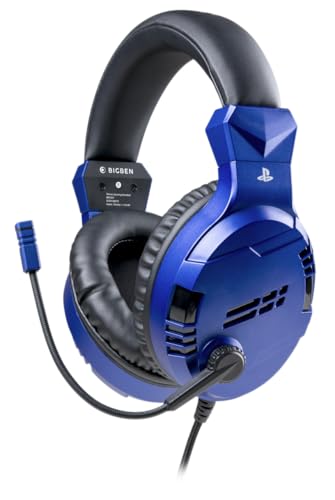 Image of Big Ben Nacon Stereo Gaming Headphones Wired Over Ear Headset V3-Blue