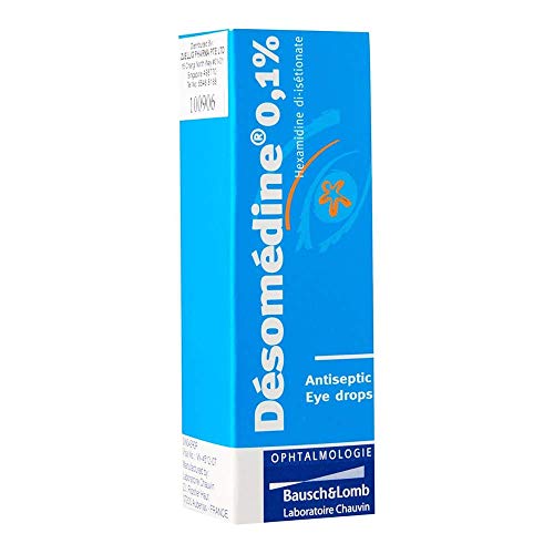 Bausch & Lomb Desomedine 0.1% Antiseptic Eye Drops 10ml