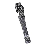Donk! Clip tascabile per Leatherman Wave, Wave Plus+, Alpha, Surge & Charge AL, ALX, Ti, XTi - Titanium TC4 - Design personalizzato - Sgancio rapido - Opzioni di trasporto extra 'Norwegian Wood Dark'