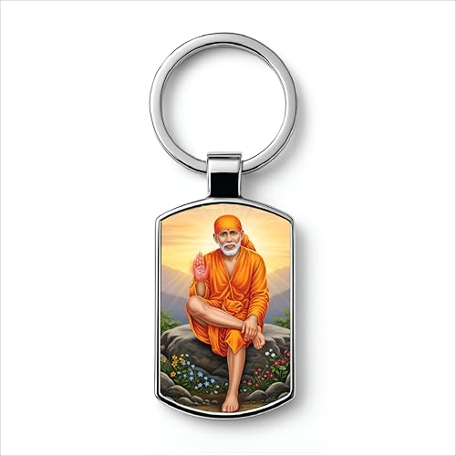 Image of Premium Printed Metal Keychain for Men & Women | High-Definition Artwork Print | Durable Key Ring for Car, Bike, Home & Office Keys | Stylish Decorative Key Holder Gift