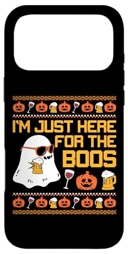 I'm Just Here For The Boos �ʔ��� ���� �n���E�B���R�X�`���[�� �X�}�z�P�[�X iPhone 17 Pro Max �p