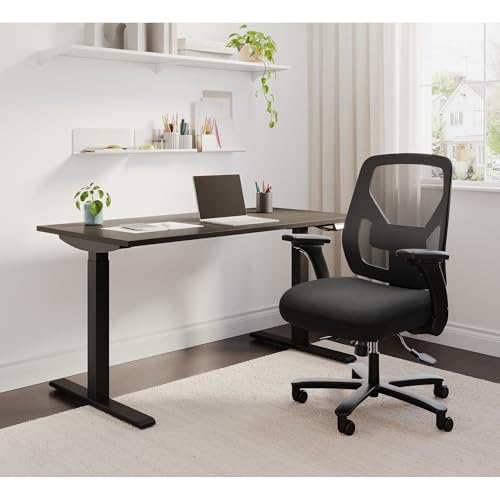 Realspace® Magellan Performance Electric 60\"W Height-Adjustable Standing Desk, Espresso - Thumbnail 4