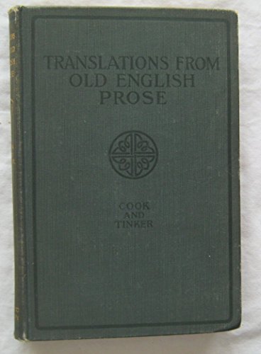 Select Translations from Old English Prose B0006D6UVO Book Cover
