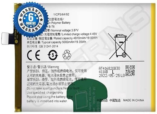 Original B-T6 Battery for Vivo T1 5G V2141,/ V2157 / Iqoo Z6 5G I2127 Battery with 6 Month Warranty**(SEP0043)