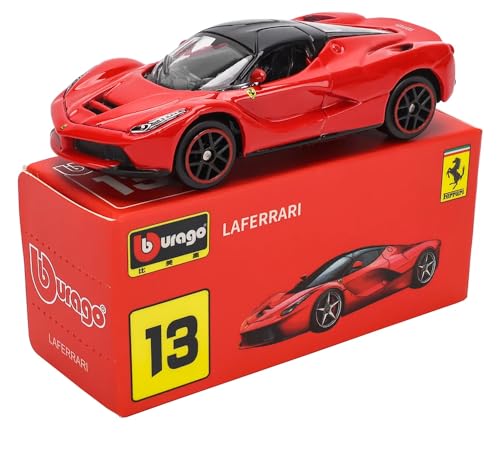 Image of Bburago 1:64 Scale Ferrari Series Model Collection Race Diecast Metal Model Car (LAFERRARI)