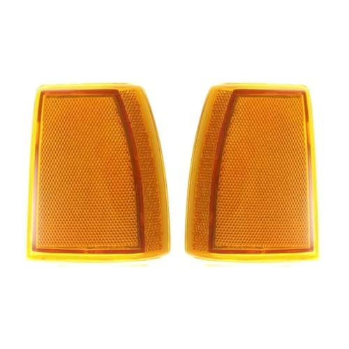 BZNJJPLS Corner Lights Set for Ford for Bronco II 1989-1990 for Explorer 1991-1994 for Ranger 1989-1992 Driver and Passenger Side Amber Lens 154-0646