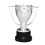 SUNIFA Spanish Soccer League Champions Trophy Replica Football Championship Award Cup Collectibles Fans Souvenir Gifts Home Office Desktop Decoration,15cm