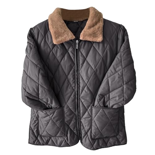 Manteau d'hiver femme grande taille tendance veste courte bouffante vêtement extérieur chaud