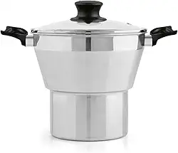 Panelux Cuscuzeiro cônico 18 tampa de Vidro