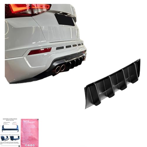 Diffuseur Cupra Ateca 2018 noir brillant jupe de pare-chocs Oneway