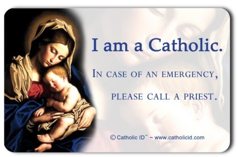 Catholic ID I Am A Card
