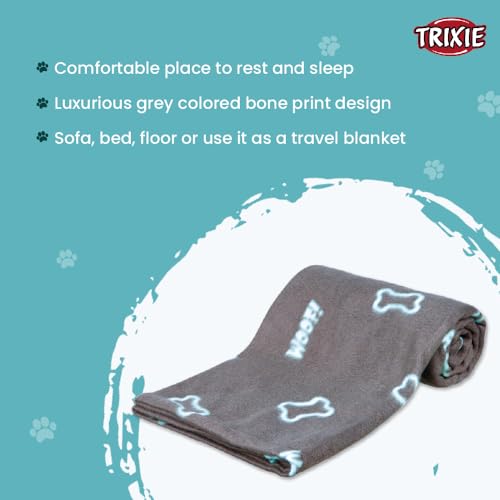 Image of TRIXIE Soft Pet Fleece Blanket for Dogs and Cats