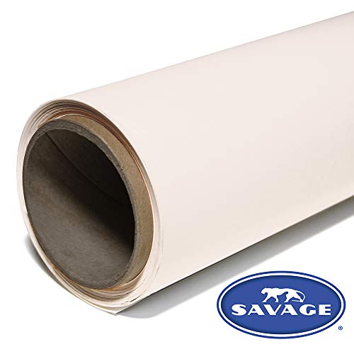 Savage Seamless Paper Photography Backdrop - Color #51 Bone, Size 53 Inches Wide x 18 Feet Long, Backdrop for YouTube Videos, Streaming, Interviews and Portraits - Made in USA - Thumbnail 2