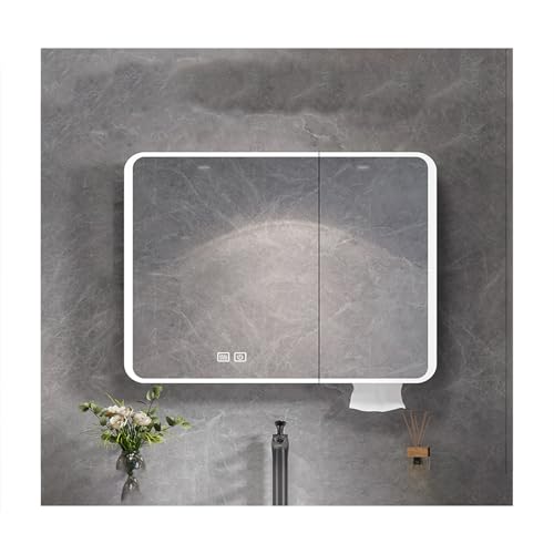 Moderno armario de almacenamiento minimalista con luz LED, versátil para apartamentos, hoteles y dormitorios (60 x 70 cm) - Elegante diseño funcional que ahorra espacio