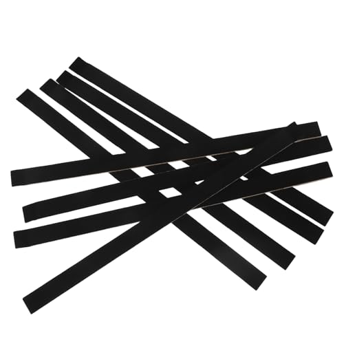 HAMPPLIES Séparateurs de Tiroir pour Boîte à Bijoux en Éponge Flexible Noire 30 Cm, 8 Tiges Adaptables, Inserts Protecteurs pour Organisateur de Plateau à Bijoux, Rangement