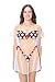 B&W Polka Dot Bikini Cover-Up T-Shirt Size M/L