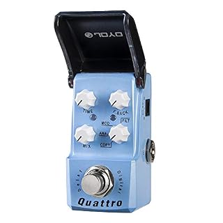 JOYO Digital Delay 4 Modes Mini Pedal with Modulation for Electric Guitar Effect Ironman Series (Quattro JF-318) - Les Beatles, Paul McCartney, John Lennon, RIngo Starr, George Harrison