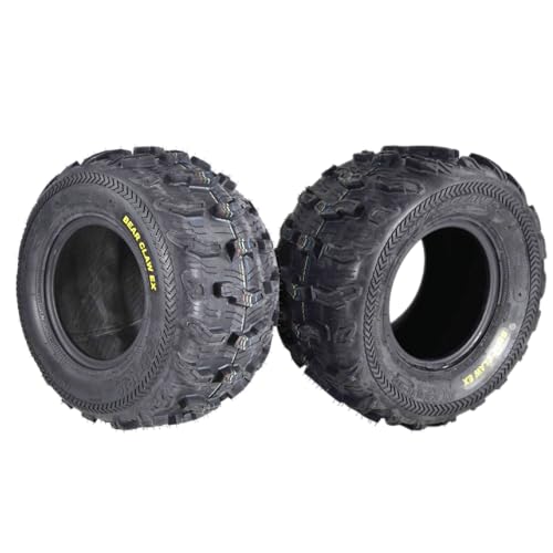 Kenda Bearclaw EX K573-22x11-10 Rear Tires for All Terrain (ATV) UTV and Side by Side (SxS) Vehicles - 6-Ply - Bear Claw EX 22x11x10 (2-Pack)