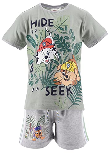 Nickelodeon Pat Patrouille, Ensemble T Shirt + Short Garçon (Vert,6 Ans)