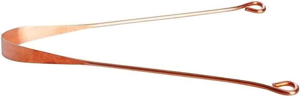 Pure Copper Tongue Scraper Cleaner | Perfect Surgical Tongue Scraper | Best Remedy for Bad Breath | Maintains Oral Hygiene| Flexible Handle and Comfortable Grip, - Set of 8 Pieces