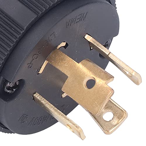 NEMA L1930P 4 Hole Industrial Locking Plug Electrical Replacement Plug
