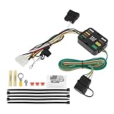 HOPESPANNER 4 Pin Trailer Wiring Harness 56378 Towing Hitch Wiring Kit for Honda Odyssey 2011 2012 2013 2014 2015 2016 2017 Connector Towing Harness Converter