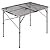 REDCAMP Folding Portable Grill Table for Outside, Lightweight Aluminum Metal Grill Stand Table for Camping Cooking BBQ RV Picnic,Easy to Assemble with Adjustable Heights Legs,Silver 36"x24"