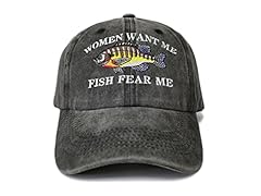 Women Want Me Fish Fear Me (Washed Black)