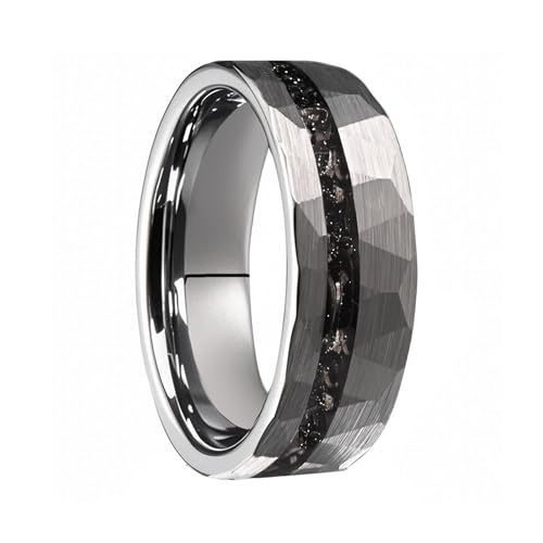 Bague homme femme anti rayures en tungstène 8mm pour un bijou durable au quotidien