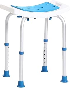 Silla De Ducha Giratoria 360 Grados, Asiento De Ducha Ajustable Con Reposabrazos Y Respaldo Para