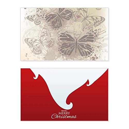 Papier peint vintage papillons gris tapisserie murale rétro pour chambre adulte
